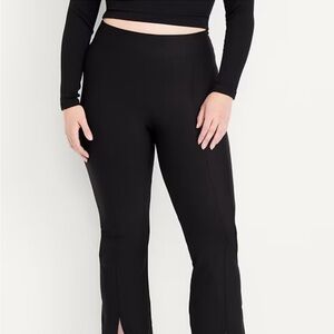 Old Navy Women's Black Flare Pants Power soft